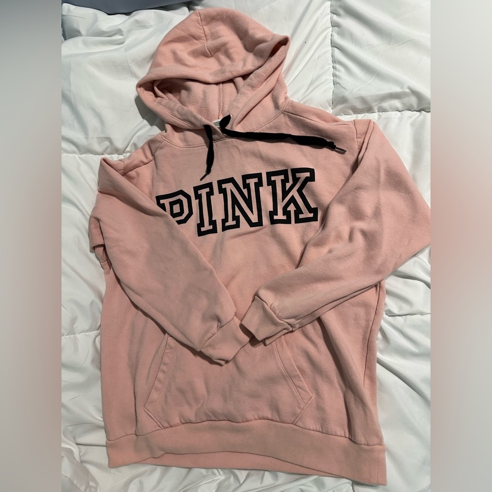 pink victoria secret hoodie